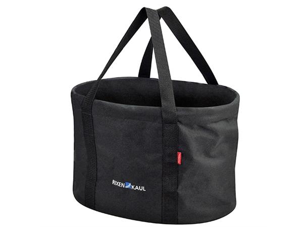 AGU Shopper KlickFix Kurv Sort, stål/stoff, 24l,  uten KF-brakett 